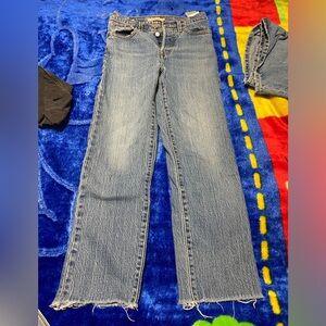Levis wedgie straight jeans